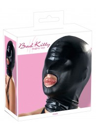 Черная эластичная маска на голову с отверстием для рта - Orion - купить с доставкой в Сургуте