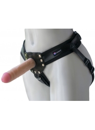 Черный пояс-трусики с двумя насадками  Экзотик-Linda  - 15,5 и 10,5 см. - LOVETOY (А-Полимер) - купить с доставкой в Сургуте