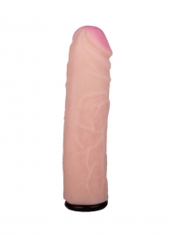 Черный пояс-трусики с насадкой  Гламур Dana  - 15,5 см. - LOVETOY (А-Полимер) - купить с доставкой в Сургуте