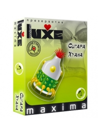 Презерватив LUXE Maxima  Сигара Хуана  - 1 шт. - Luxe - купить с доставкой в Сургуте