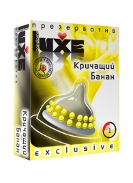 Презерватив LUXE  Exclusive  Кричащий банан  - 1 шт. - Luxe - купить с доставкой в Сургуте