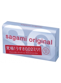Ультратонкие презервативы Sagami Original - 6 шт. - Sagami - купить с доставкой в Сургуте