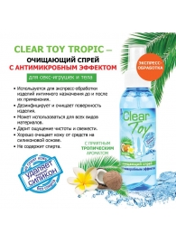 Очищающий спрей для игрушек CLEAR TOY Tropic - 100 мл. - Биоритм - купить с доставкой в Сургуте