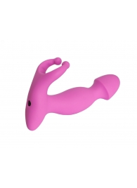 Розовый стимулятор простаты с усиками - 15 см. - 4sexdreaM - в Сургуте купить с доставкой