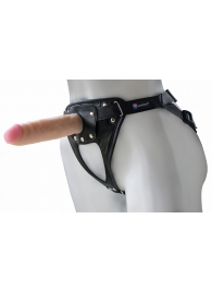 Универсальный мягкий пояс с насадкой Hard brutal BDSM-КОНСУЛ - 17 см. - LOVETOY (А-Полимер) - купить с доставкой в Сургуте