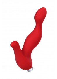 Красный силиконовый вибростимулятор простаты Proman - 12,5 см. - ToyFa - в Сургуте купить с доставкой