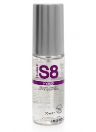 Cмазка на водно-силиконовой основе S8 Hybrid - 50 мл. - Stimul8 - купить с доставкой в Сургуте