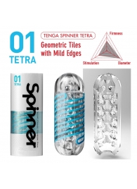 Мастурбатор SPINNER Tetra - Tenga - в Сургуте купить с доставкой