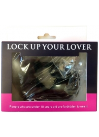 Черные меховые наручники Love с ключиками - Baile - купить с доставкой в Сургуте