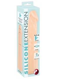 Телесная насадка-удлинитель Silicone Extension - 19 см. - Orion - в Сургуте купить с доставкой