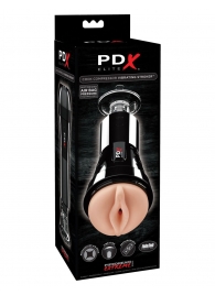 Телесный вибромастурбатор-вагина Cock Compressor Vibrating Stroker - Pipedream - в Сургуте купить с доставкой