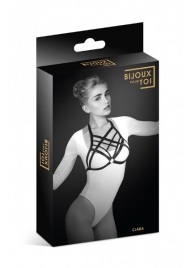 Черная упряжь на грудь Clara - Bijoux Pour Toi - купить с доставкой в Сургуте