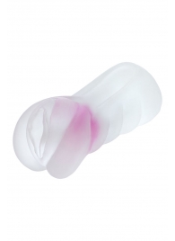 Прозрачный реалистичный мастурбатор Juicy Pussy Crystal Rose - ToyFa - в Сургуте купить с доставкой