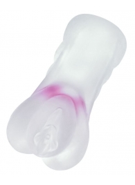 Прозрачный реалистичный мастурбатор Juicy Pussy Crystal Rose - ToyFa - в Сургуте купить с доставкой