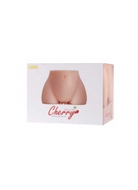 Мастурбатор-полуторс Cherry с вибрацией и двумя любовными тоннелями - KOKOS - в Сургуте купить с доставкой