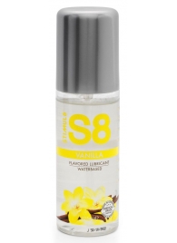 Лубрикант на водной основе Stimul8 Flavored Lube с ванильным ароматом - 125 мл. - Stimul8 - купить с доставкой в Сургуте