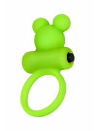 Зеленое виброкольцо на пенис A-Toys - A-toys - в Сургуте купить с доставкой