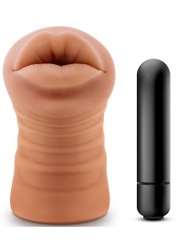 Кофейный мастурбатор-ротик Isabella - Blush Novelties - в Сургуте купить с доставкой