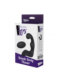 Черный вибромассажер простаты REMOTE BOOTY PLEASER - Dream Toys - в Сургуте купить с доставкой