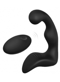 Черный вибромассажер простаты REMOTE BOOTY PLEASER - Dream Toys - в Сургуте купить с доставкой