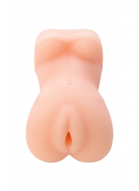 Телесный мастурбатор в виде женской фигурки - Toyfa Basic - в Сургуте купить с доставкой