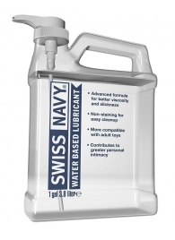 Канистра лубриканта Swiss Navy Water Based Lube на водной основе - 3,8 л. - Swiss navy - купить с доставкой в Сургуте