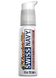 Лубрикант с ароматом шоколада Swiss Navy Chocolate Bliss Lube - 29,5 мл. - Swiss navy - купить с доставкой в Сургуте