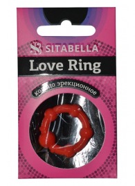 Эрекционное кольцо из киберкожи со стимулирующими бусинами - Sitabella - в Сургуте купить с доставкой