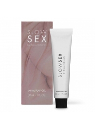 Лубрикант на водной основе Slow Sex Anal Play Gel - 30 мл. - Bijoux Indiscrets - купить с доставкой в Сургуте