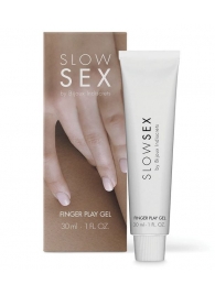 Гель для мастурбации с ароматом кокоса Slow Sex Finger Play Gel - 30 мл. - Bijoux Indiscrets - купить с доставкой в Сургуте