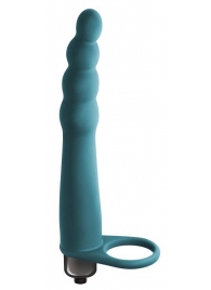 Зеленая вибронасадка для двойного проникновения Bramble - 16,5 см. - Lola Games - купить с доставкой в Сургуте