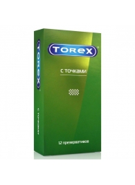 Текстурированные презервативы Torex  С точками  - 12 шт. - Torex - купить с доставкой в Сургуте