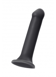 Черный фаллос на присоске Silicone Bendable Dildo XL - 20 см. - Strap-on-me - купить с доставкой в Сургуте