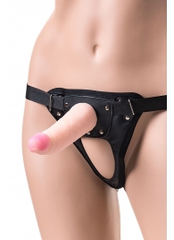 Телесный страпон на трусиках Realstick Jax - 17,9 см. - ToyFa - купить с доставкой в Сургуте