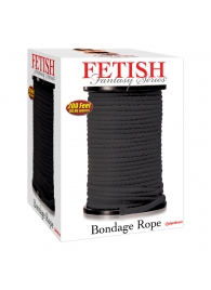 Черная веревка для связывания Bondage Rope - 60,9 м. - Pipedream - купить с доставкой в Сургуте