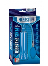 Синяя вакуумная помпа MENZSTUFF PENIS ENLARGER - Dream Toys - в Сургуте купить с доставкой