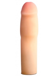 Телесная насадка-удлинитель на пенис PERFORMANCE 1.5INCH COCK XTENDER - 16 см. - Blush Novelties - в Сургуте купить с доставкой
