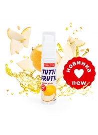 Гель-смазка Tutti-frutti со вкусом сочной дыни - 30 гр. - Биоритм - купить с доставкой в Сургуте