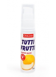 Гель-смазка Tutti-frutti со вкусом сочной дыни - 30 гр. - Биоритм - купить с доставкой в Сургуте
