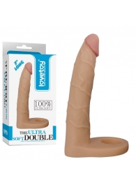 Телесная насадка-фаллоимитатор для двойного проникновения - 17 см. - Lovetoy - купить с доставкой в Сургуте