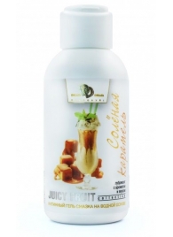 Интимный гель-смазка JUICY FRUIT с ароматом солёной карамели - 100 мл. - БиоМед - купить с доставкой в Сургуте
