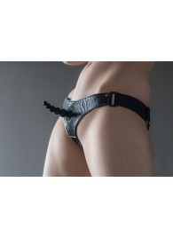 Черные трусики Better с анальной насадкой - 8 см. - Lola Games - купить с доставкой в Сургуте