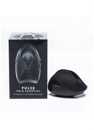 Черный инновационный мужской вибратор PULSE SOLO ESSENTIAL - Hot Octopuss - в Сургуте купить с доставкой