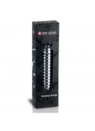 Рельефный фаллос для интенсивного электросекса Groovey George - 20 см. - MyStim - купить с доставкой в Сургуте