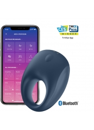 Эрекционное кольцо Satisfyer Strong One с возможностью управления через приложение - Satisfyer - в Сургуте купить с доставкой