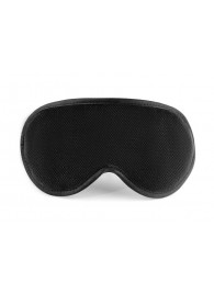 Черная сплошная маска на резиночке - БДСМ Арсенал - купить с доставкой в Сургуте