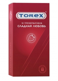 Презервативы Torex  Сладкая любовь  с ароматом клубники - 12 шт. - Torex - купить с доставкой в Сургуте