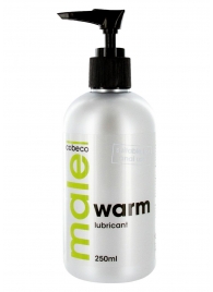 Лубрикант с согревающим эффектом MALE Cobeco Warm Lubricant - 250 мл. - Cobeco - купить с доставкой в Сургуте