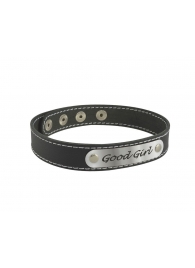 Чокер с белой строчкой Good Girl - Sitabella - купить с доставкой в Сургуте