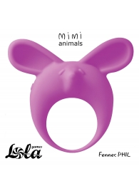 Фиолетовое эрекционное кольцо Fennec Phil - Lola Games - в Сургуте купить с доставкой